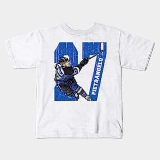 Alex Pietrangelo St. Louis Sketch Kids T-Shirt